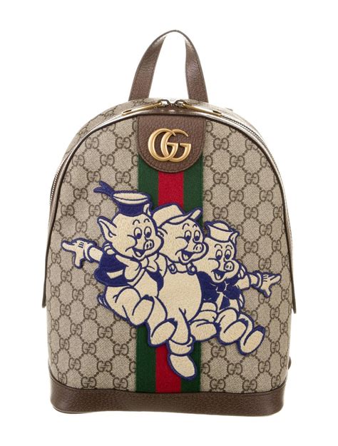 gucci x disney pig backpack|Disney Teams Up With Gucci’s With A Three Little Pigs Collection.